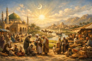تأثير الإسلام على الحياة الاجتماعية و الاقتصادية