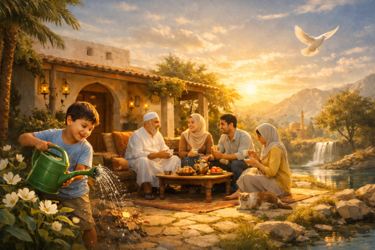 الحياة السعيدة الهادئة
