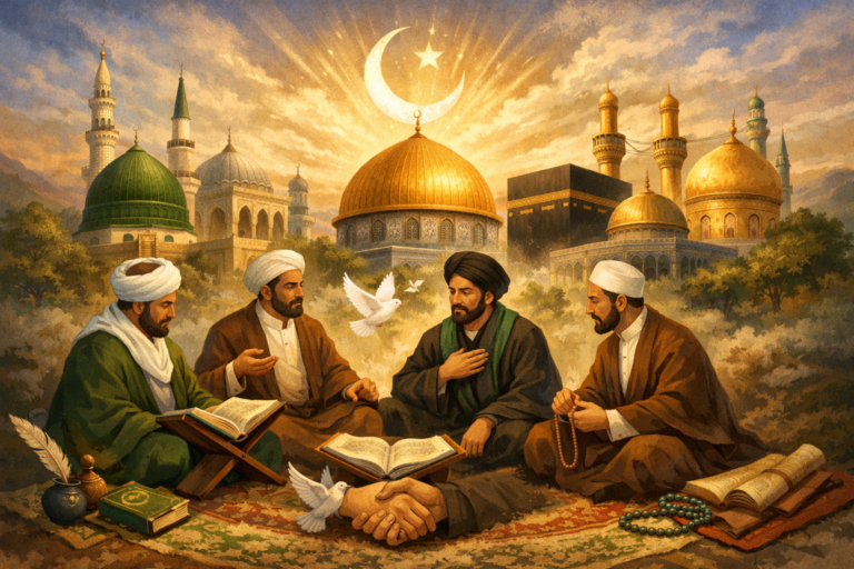 المذاهب الإسلامية تنوع فكري ووحدة عقيدة
