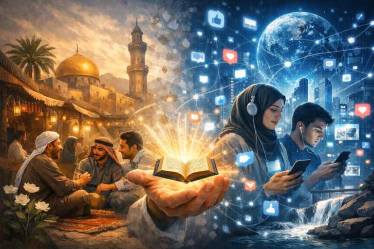 تأثير وسائل التواصل الاجتماعي على العالم العربي والاسلامي