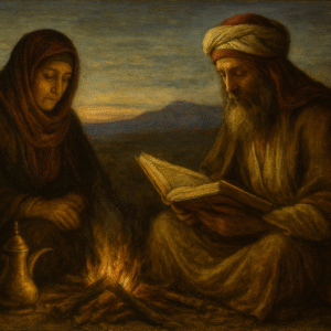 رجل وامرأة من البادية