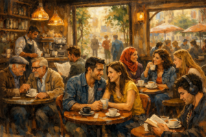 المقاهي واللقاءات اليومية