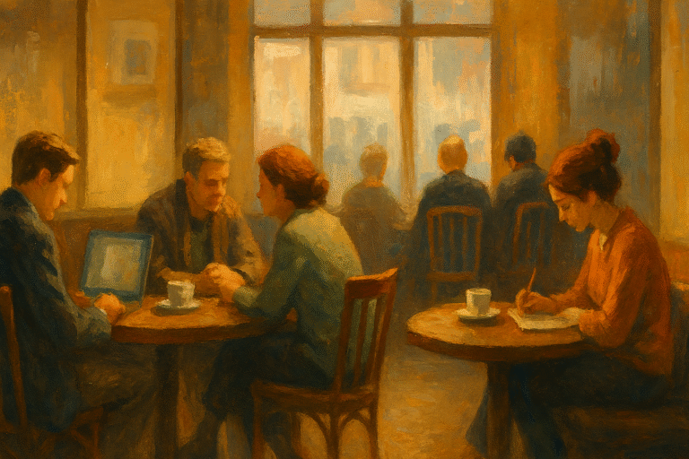 المقاهي واللقاءات اليومية: قراءة في فضاء اجتماعي 